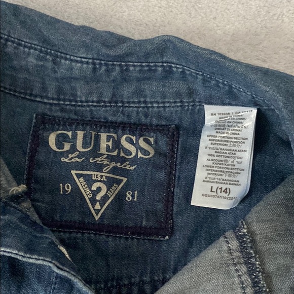Guess Kids Denim Dress - Picture 1 of 3